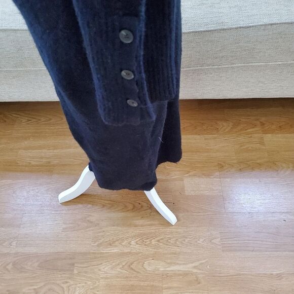 Something Navy Cold Shoulder Sweater Dress - Picture 8 of 13